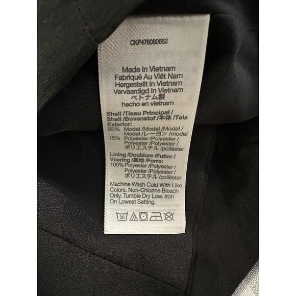 NWT Madewell Womens Katrina Crop Vest Small Softdrape Tencel Modal Blend Black - Picture 12 of 12